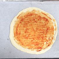 #安佳马苏里拉芝士挑战赛# 赤松茸秋葵脆底披萨的做法图解6