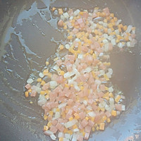 包菜蛋炒饭的做法图解3