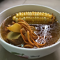 虫草玉米排骨汤的做法图解3