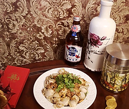 #快速GET丰盛春节家宴#温拌海鲜虾夷扇贝肉的做法