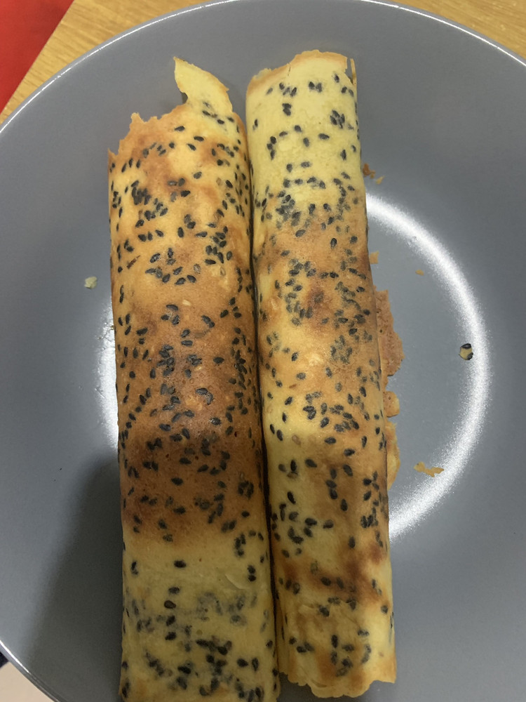 在家就能做的平底锅蛋卷的做法