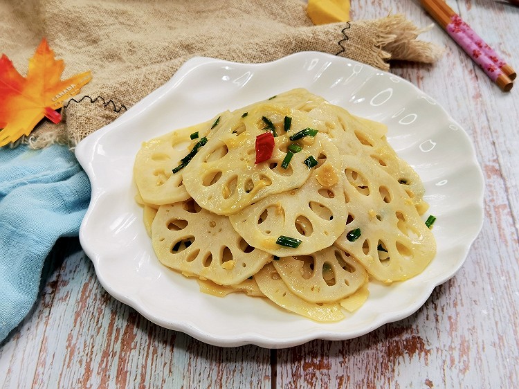 川香酸辣藕片的做法