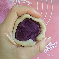 紫薯蛋黄酥的做法图解12