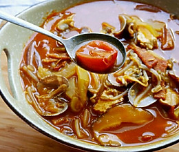 番茄蛤蜊杂烩汤的做法