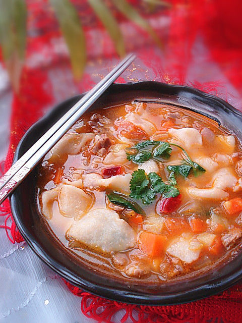 羊肉汤饭——冬季暖身的做法