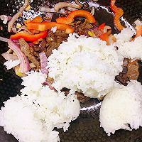 #福临门 福禄双全#牛肉炒饭的做法图解5