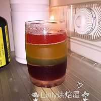 【Linly烘焙屋】彩虹果冻的做法图解4