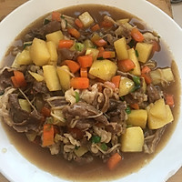 土豆羊肉片的做法图解8
