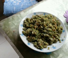 香椿竹笋炒鸡蛋的做法