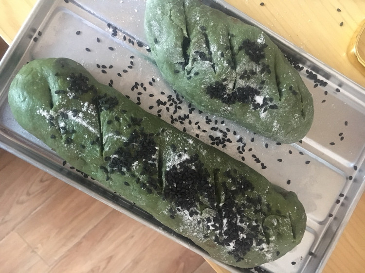 抹茶面包的做法