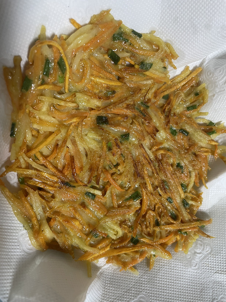 三丝蔬菜饼的做法