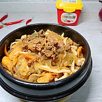 #暖冬酱在手，嗨吃部队锅#韩式肥牛锅的做法图解16