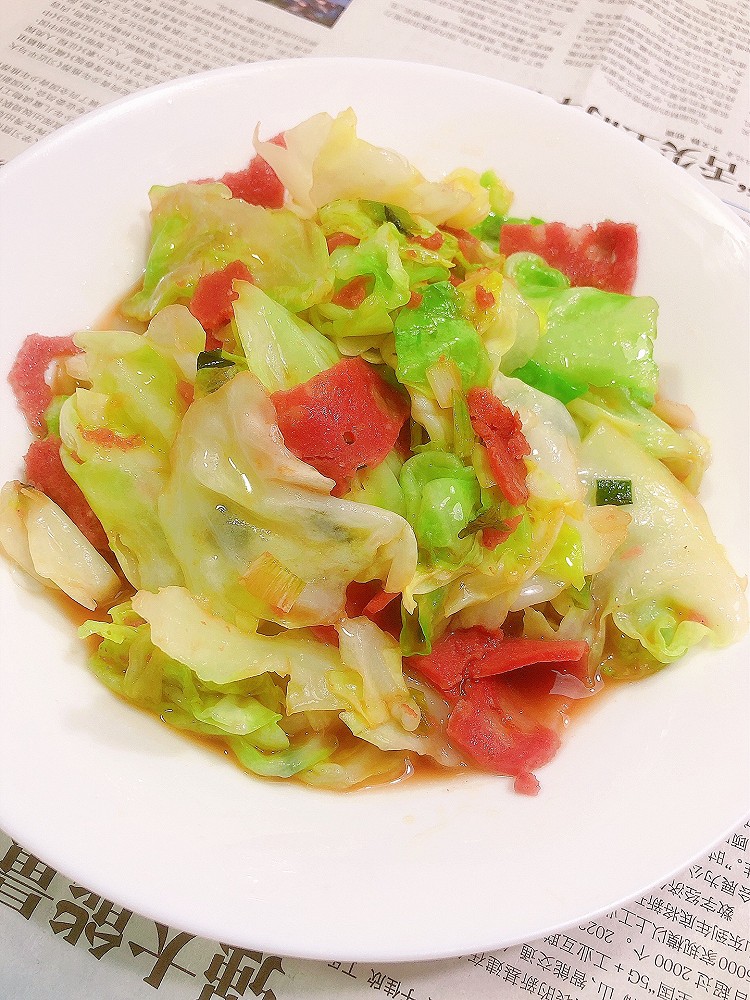培根圆白菜的做法