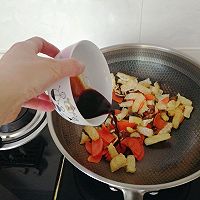 #葱伴侣豆瓣酱能蘸善炒#芥菜炒肉皮的做法图解11