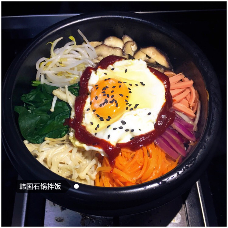 韩国石锅拌饭的做法