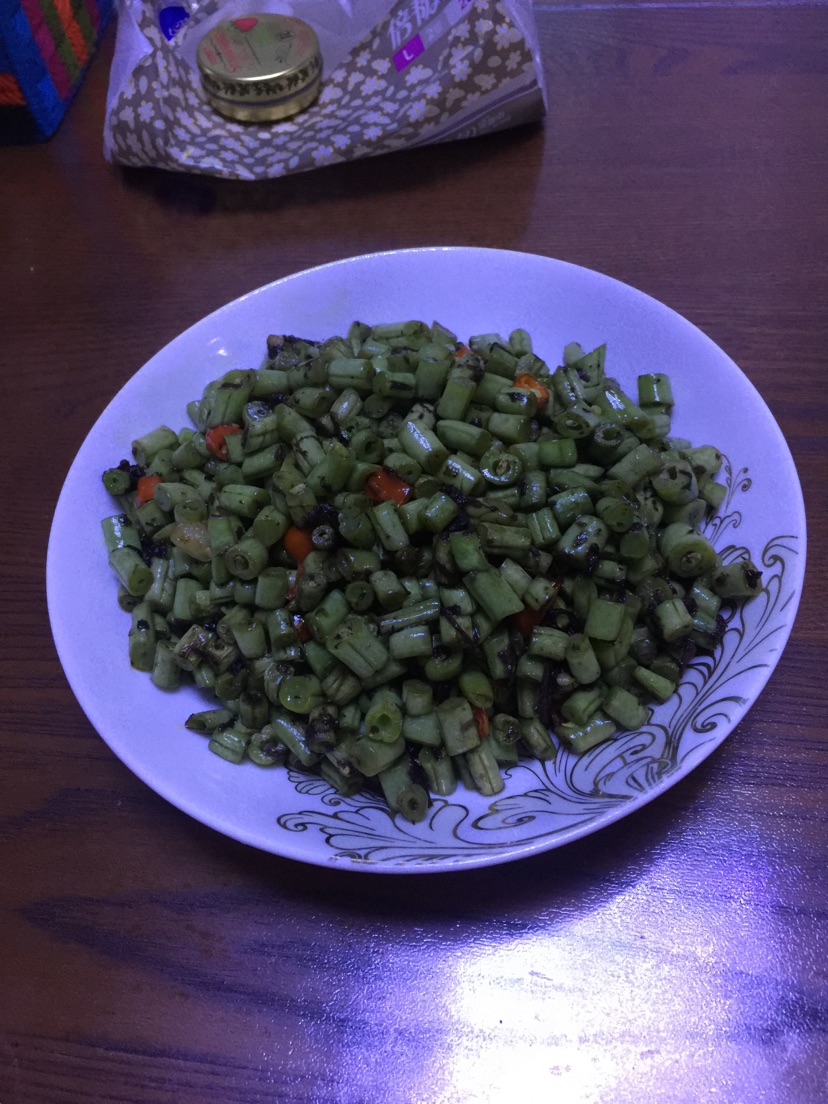 辣炒四季豆（橄榄菜版）的做法图解5