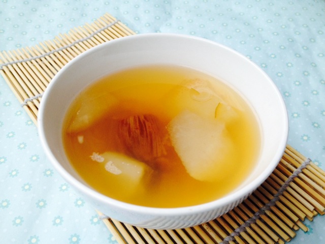 Autumn lung nourishing Golden Jade soup (a must at home - Sydney ginseng bamboo soup)