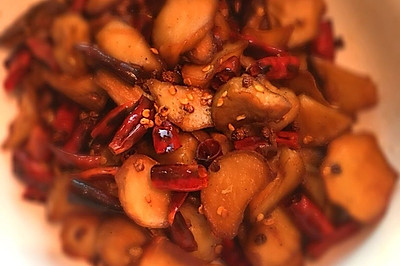 鸿运当头（素辣子鸡丁）