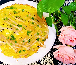 #花10分钟，做一道菜！#海鲜菇滑蛋的做法