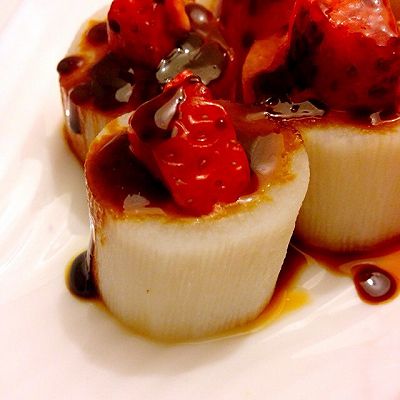 焦糖草莓山药