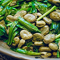 韭菜蚕豆的做法图解11