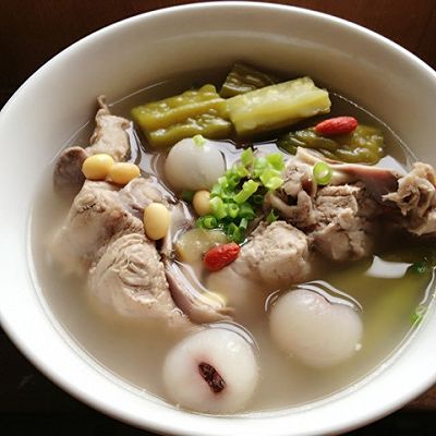 黄豆苦瓜汤