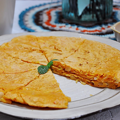 韩国料理店进店必点的泡菜饼