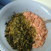 桔香咸菜肉饼的做法图解3