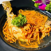 #浓情端午 粽粽有赏#虫草菇炖鸡汤的做法图解7