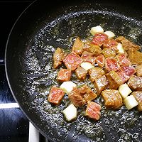 可甜可盐蜜瓜牛肉粒的做法图解7