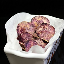 微波炉紫薯片