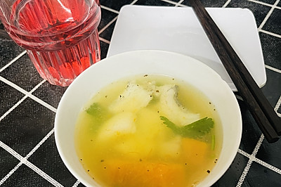 九肚鱼南瓜山药汤