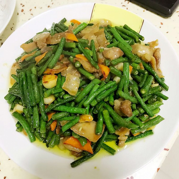 蒜香豇豆的做法