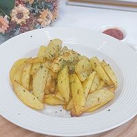空气炸锅烤薯角的做法图解12