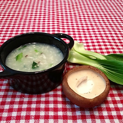 香菇油菜粥（宝宝辅食）