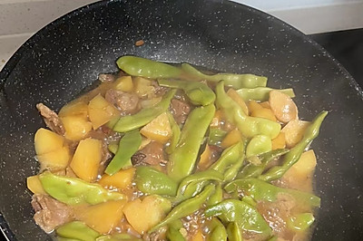 土豆炖豆角