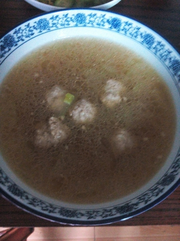 冬瓜猪肉丸子汤的做法