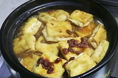 豆腐鲜虾煲