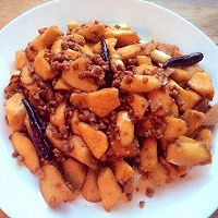 肉末酱爆笋菇的做法图解11