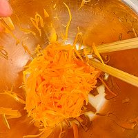 胡萝卜丝小肉饼的做法图解3