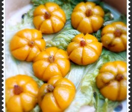 改良电饭锅版更软糯的豆沙馅南瓜饼的做法