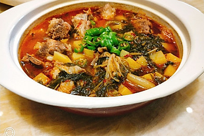 韩式辣排骨汤