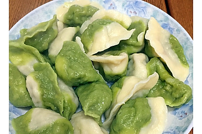 荤素翡翠饺