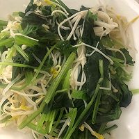 #少盐饮食 轻松生活#开胃凉拌菠菜金针菇的做法图解4