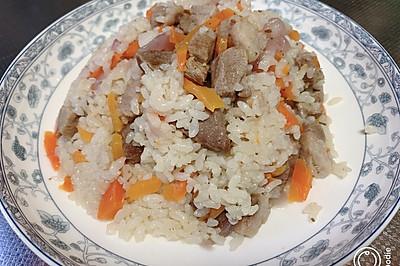 家庭版羊肉手抓饭