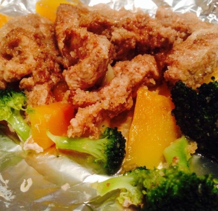 粉蒸鸡胸肉的做法