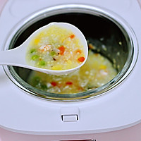 #父亲节，给老爸做道菜#海虾时蔬双米粥（宝宝辅食）的做法图解14