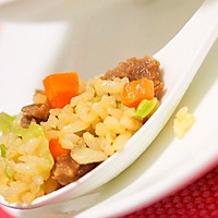 牛肉炒饭的做法图解1