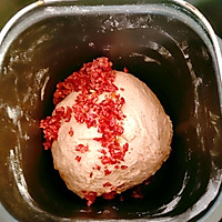 红豆蔓越莓面包的做法图解3