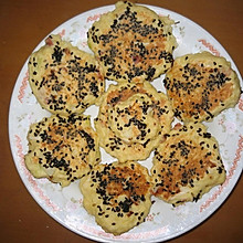 豆腐渣芝麻饼